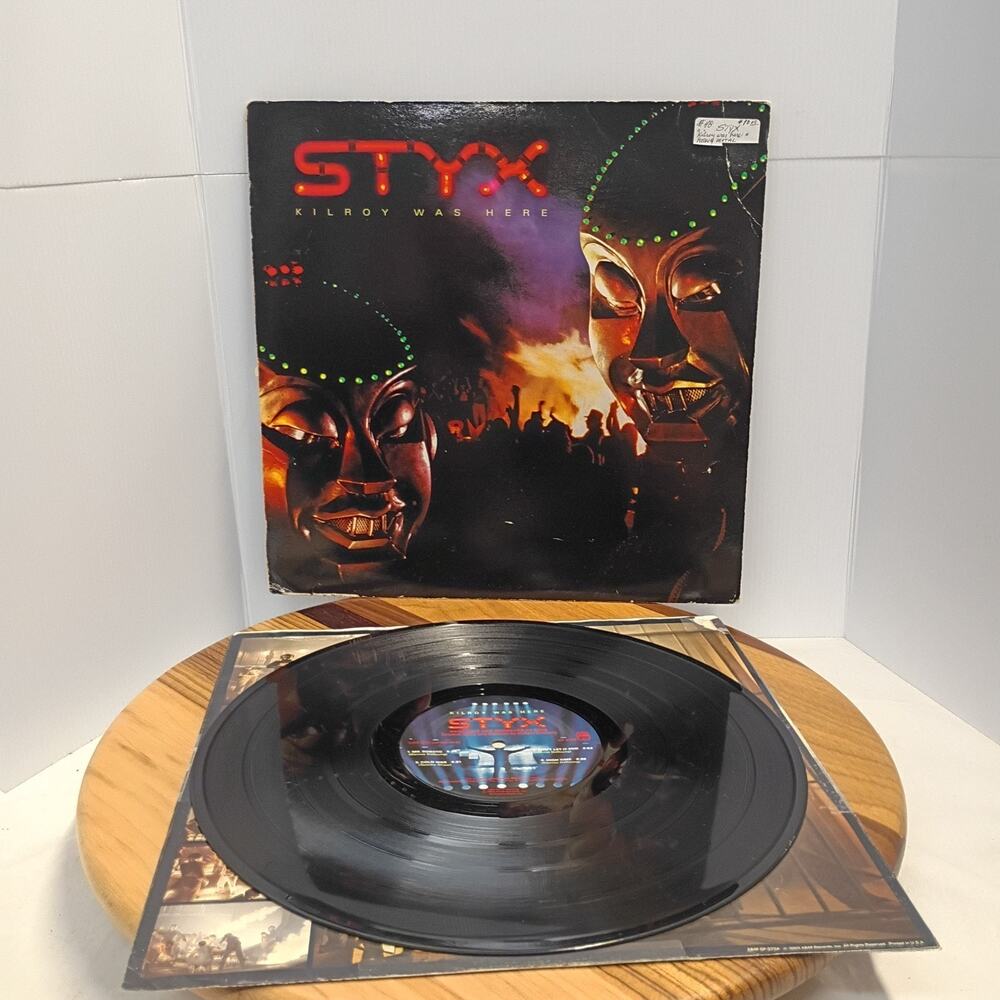 STYX - Kilroy Was Here (1983, LP Vinyl) Mr. Roboto Just Get Through This Night